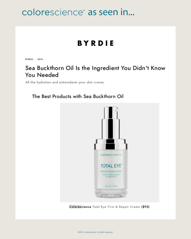 Sea Buckthorn Oil Is the Ingredient You Didn't Know You Needed