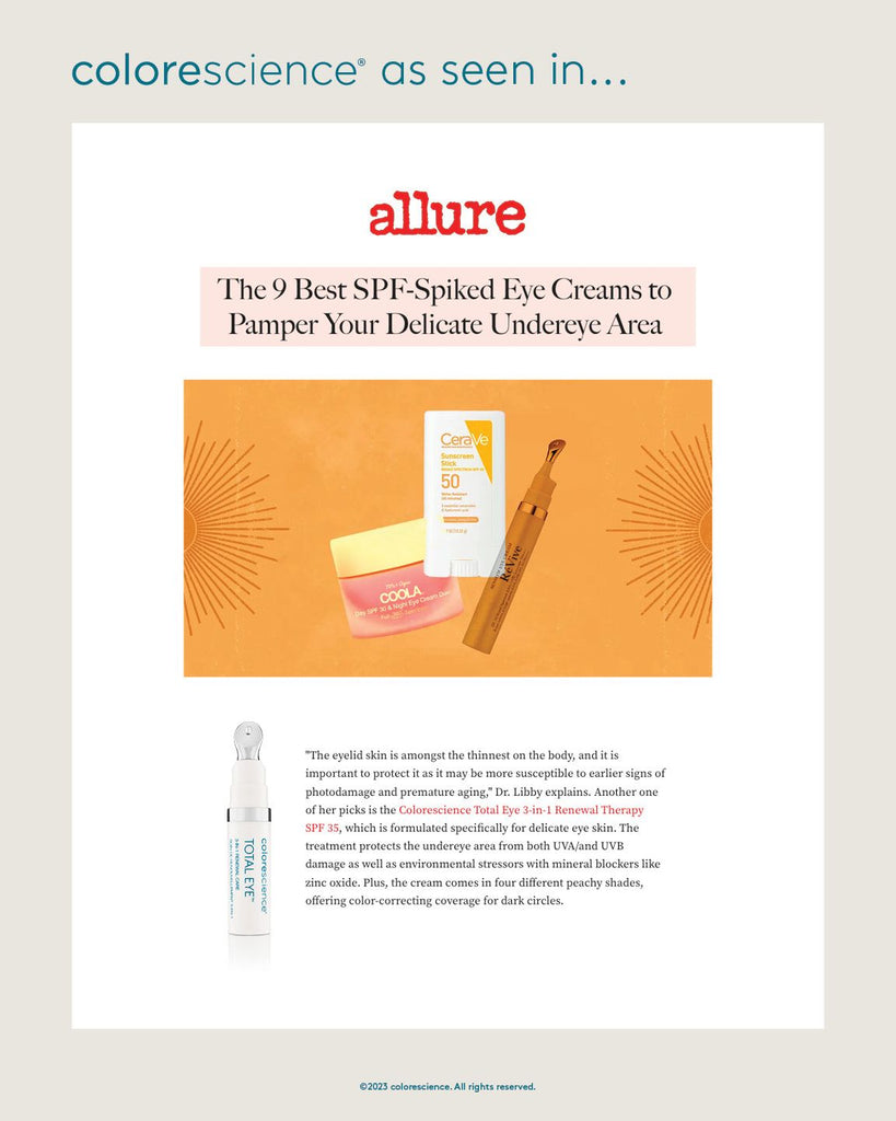 Best SPF Eye Cream for Dark Circle Coverage Colorescience