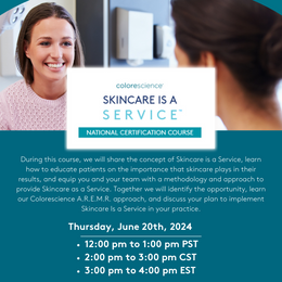 Skincare Is a Service National Certification Course