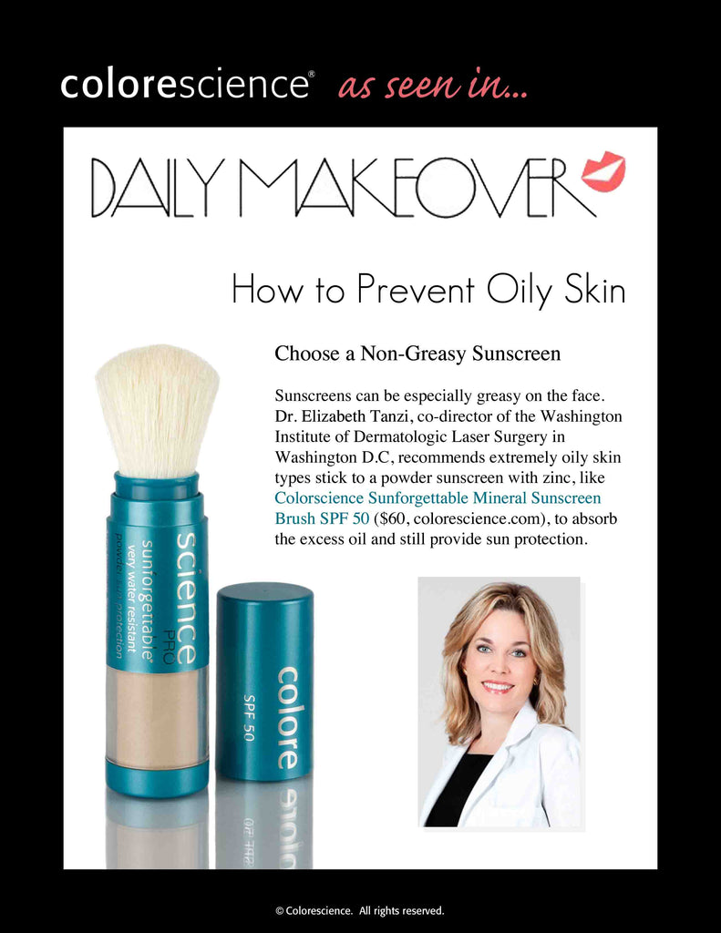 How to Prevent Oily Skin Colorescience