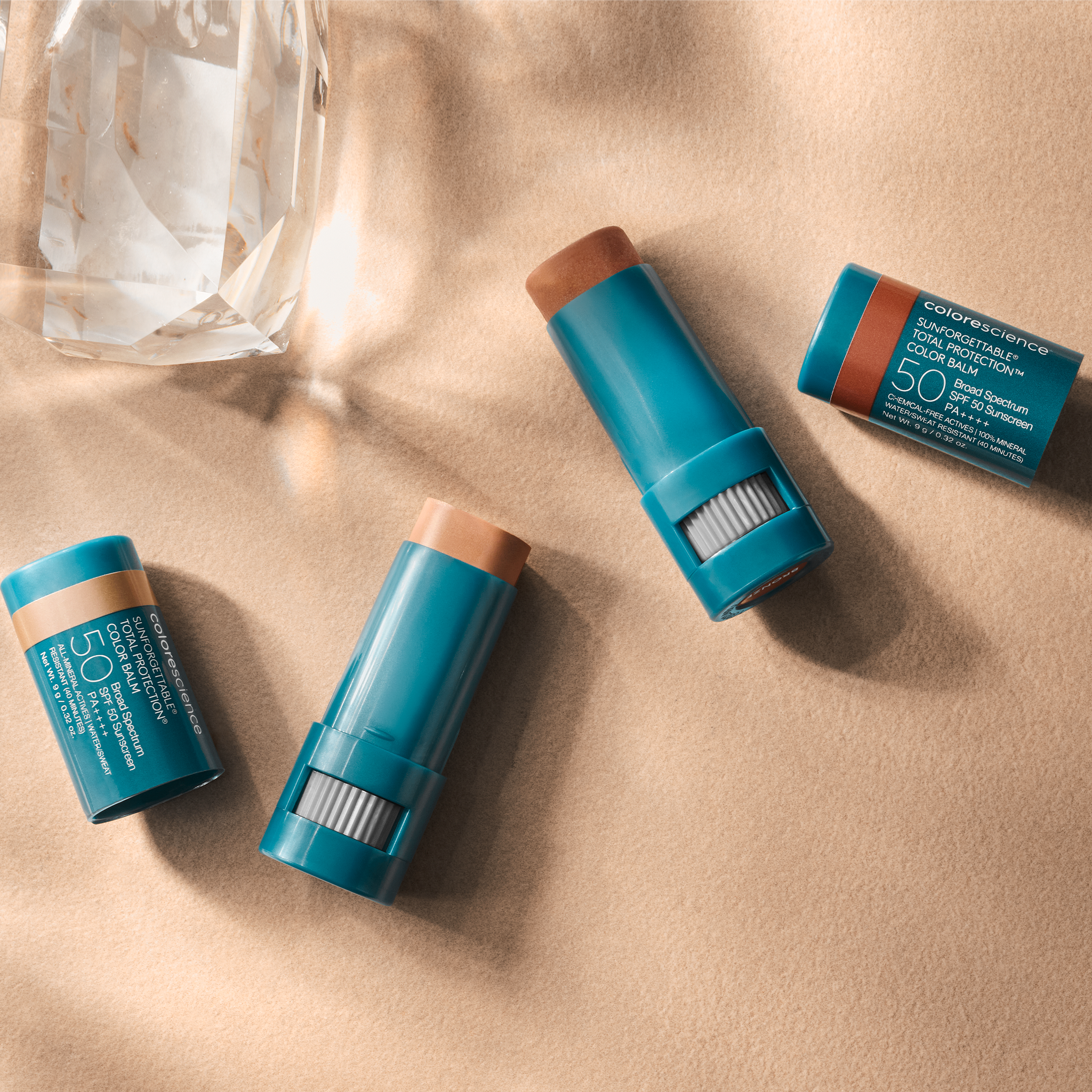 Sunforgettable® Total Protection™ Color Balms SPF 50 SPF Luminizers || all