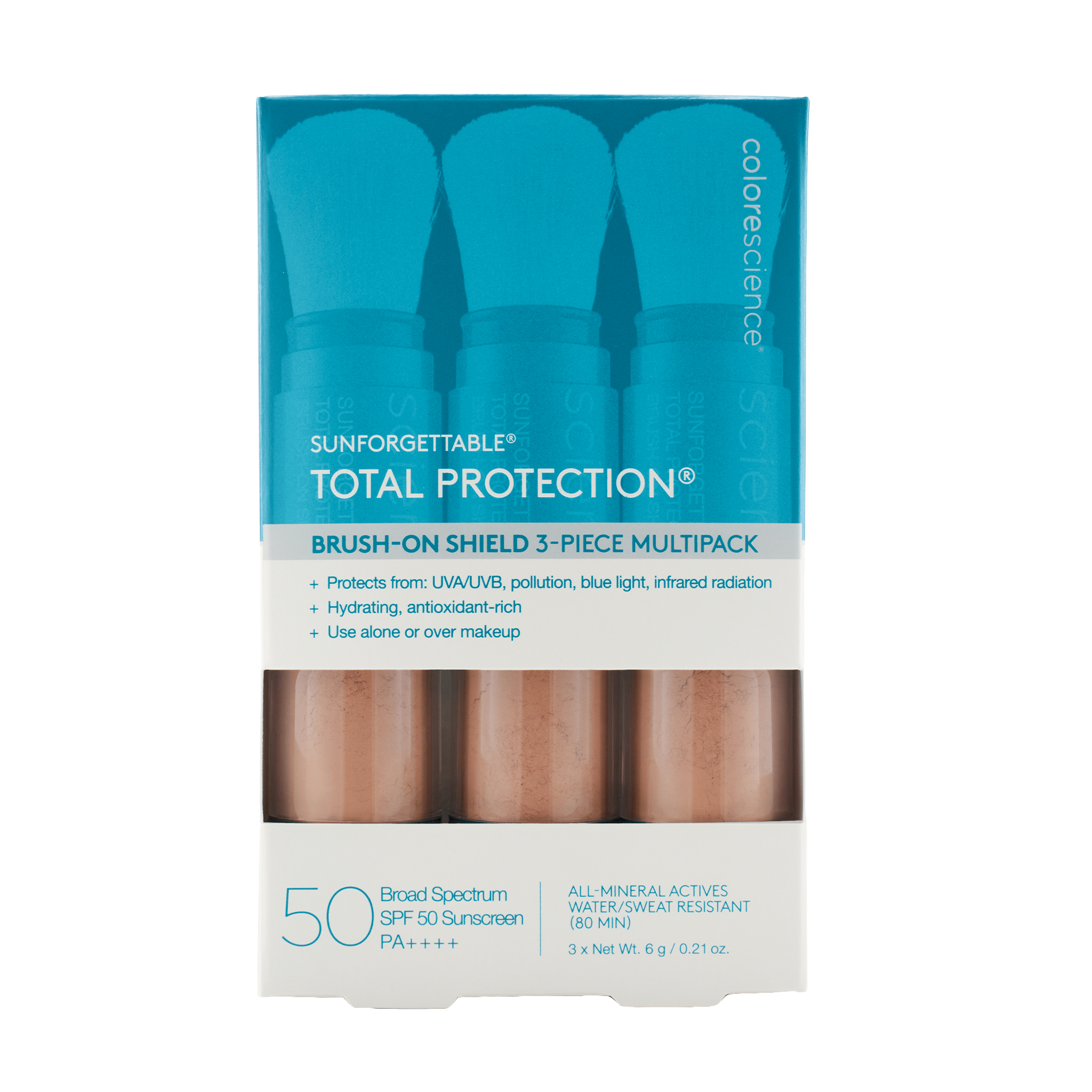 Sunforgettable® Total Protection™ Brush-on Shield SPF 50 Multipack || Deep