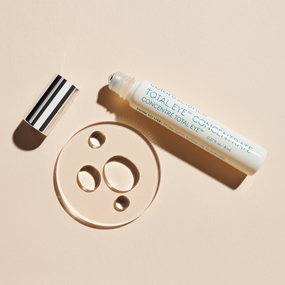 total eye concentrate serum with swatch