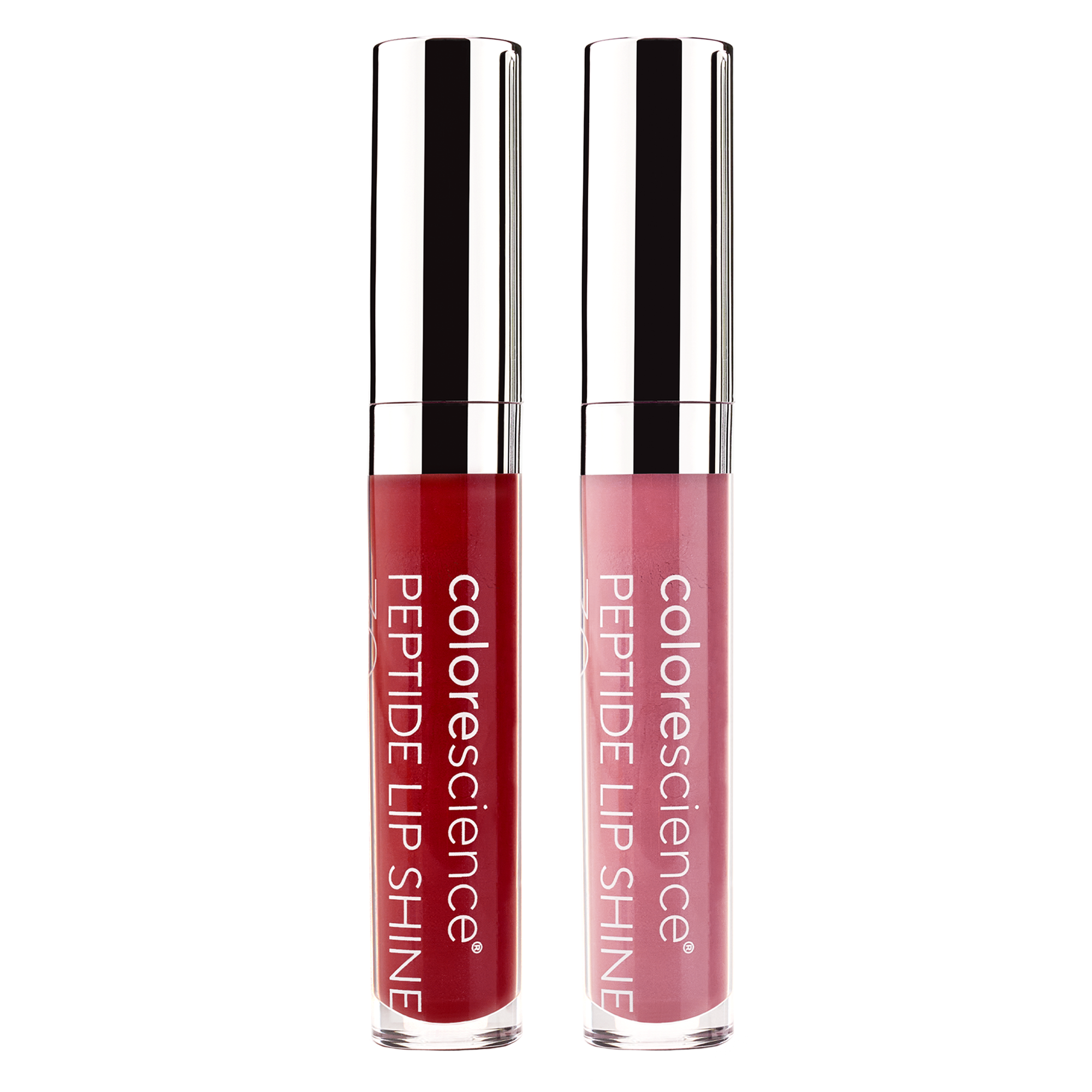Peptide Lip Shine SPF 30 Duo Scarlet + Rose || all
