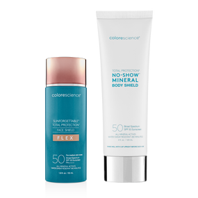 Sunforgettable® Total Protection™ Face Shield Flex SPF 50 and Body Shield Classic SPF 50