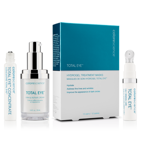 Total Eye Collection: Concentrate Serum, Firm & Repair Cream, Hydrogel Treatment Masks, 3-in-1 Renewal Therapy SPF 35