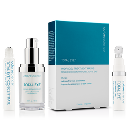 Total Eye Collection: Concentrate Serum, Firm & Repair Cream, Hydrogel Treatment Masks, 3-in-1 Renewal Therapy SPF 35