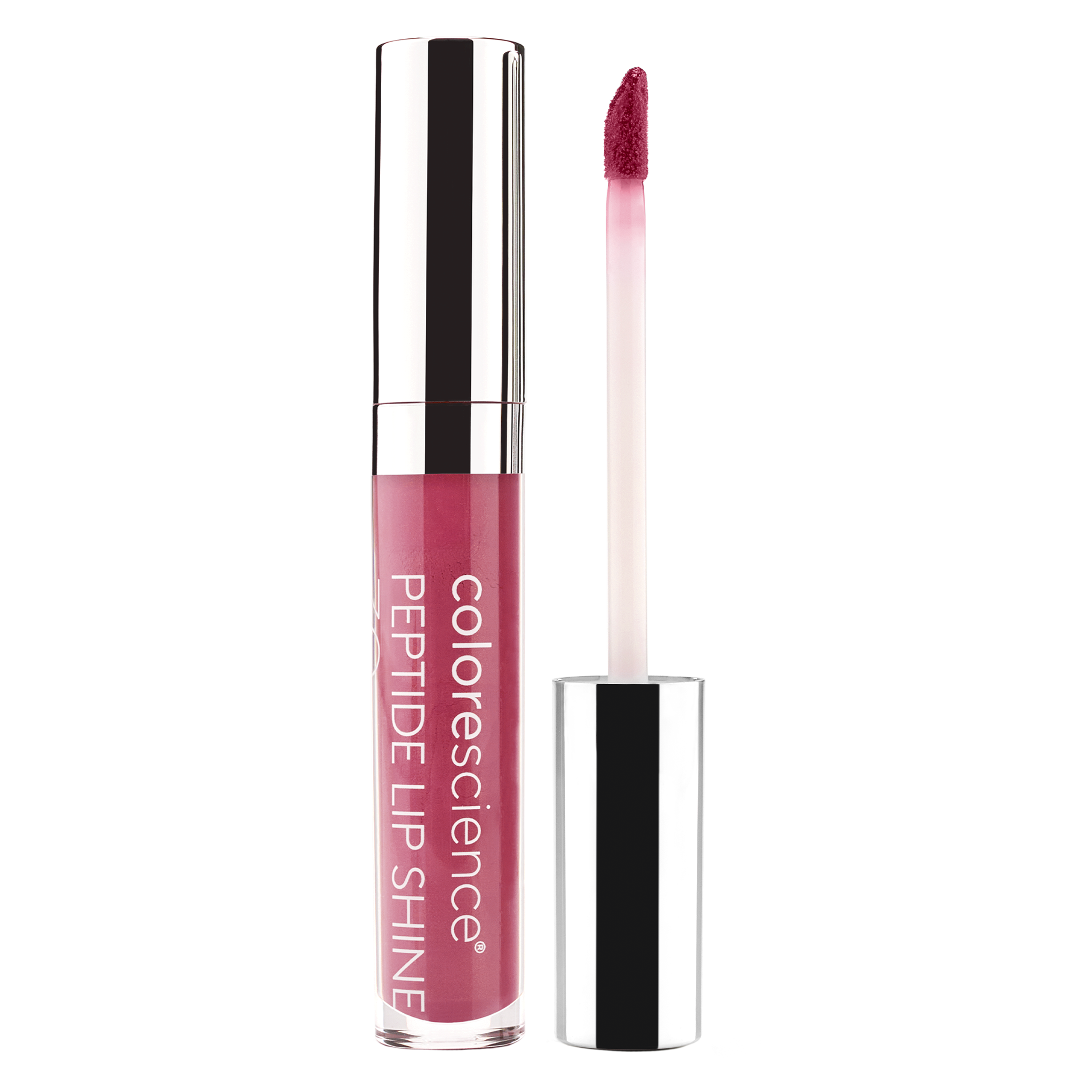 Peptide Lip Shine SPF 30 plum bottle || plum