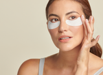 Woman wearing Total Eye Hydrogel Treatment Masks || all