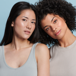 Models wearing Sunforgettable® Total Protection™ Brush-On Shield Glow SPF 50 || all