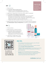 Written guide on how to use All Calm Regimen card