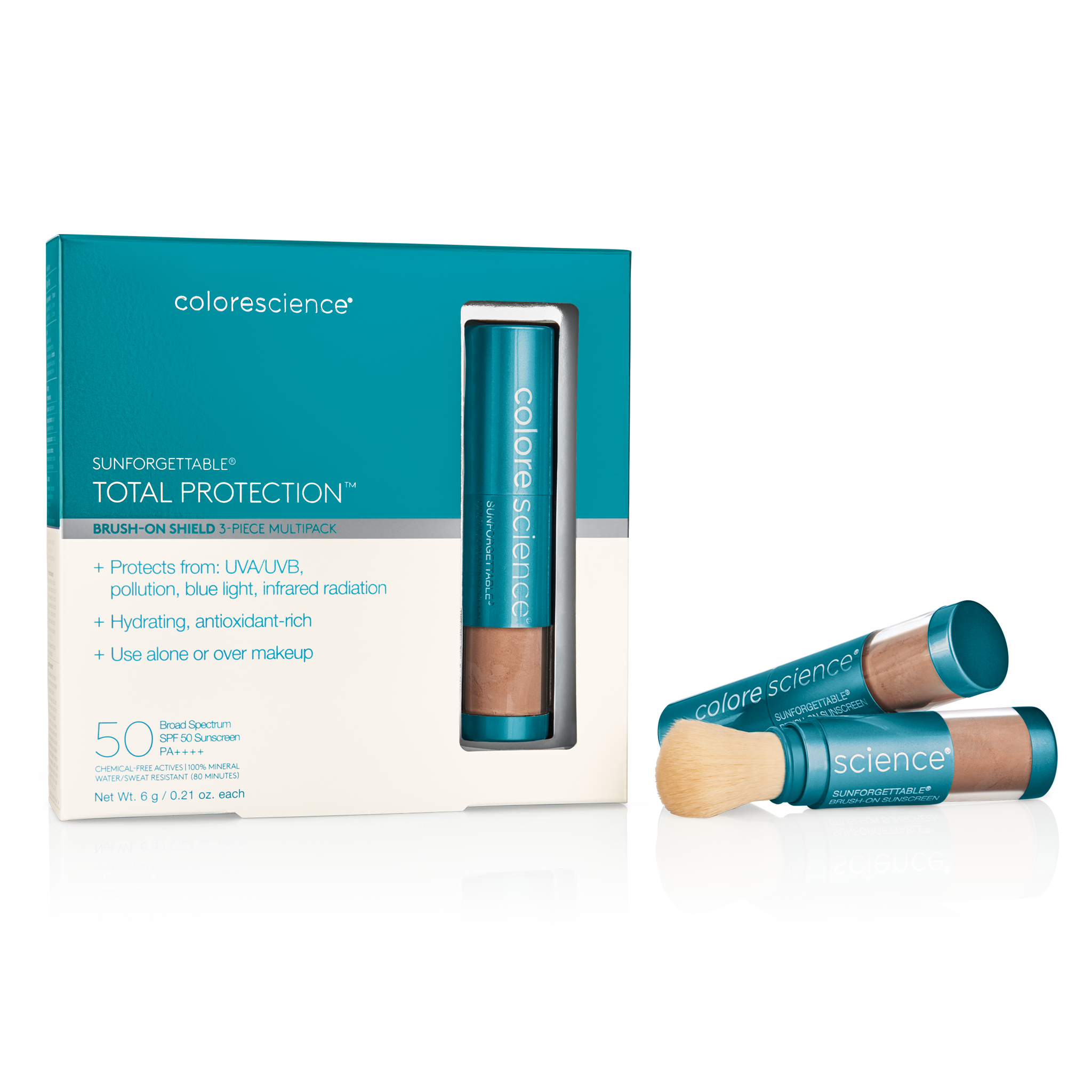 Sunforgettable® Total Protection™ Brush-on Shield SPF 50 Multipack || Deep