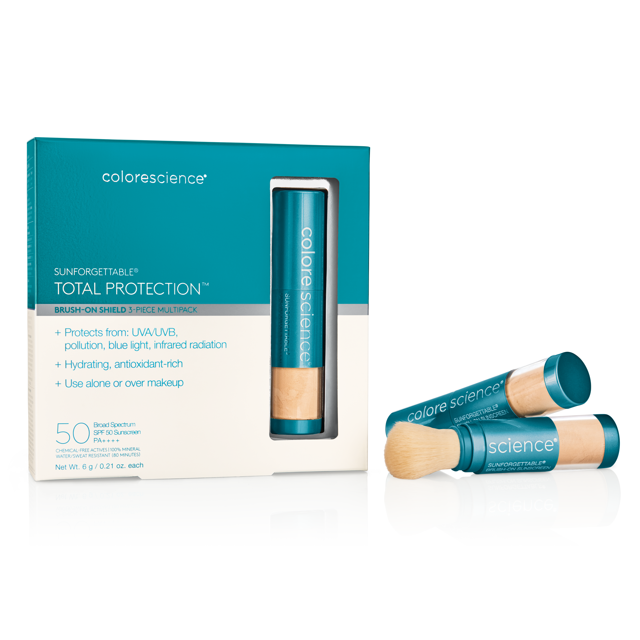 Sunforgettable® Total Protection™ Brush-on Shield SPF 50 Multipack || Fair