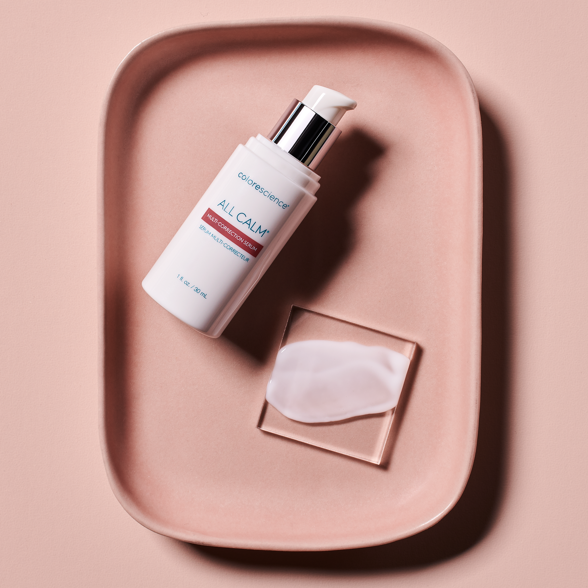 All Calm® Multi-Correction Serum with product swatch || all