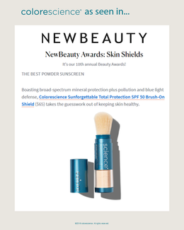 Voted THE BEST POWDER SUNSCREEN by NewBeauty