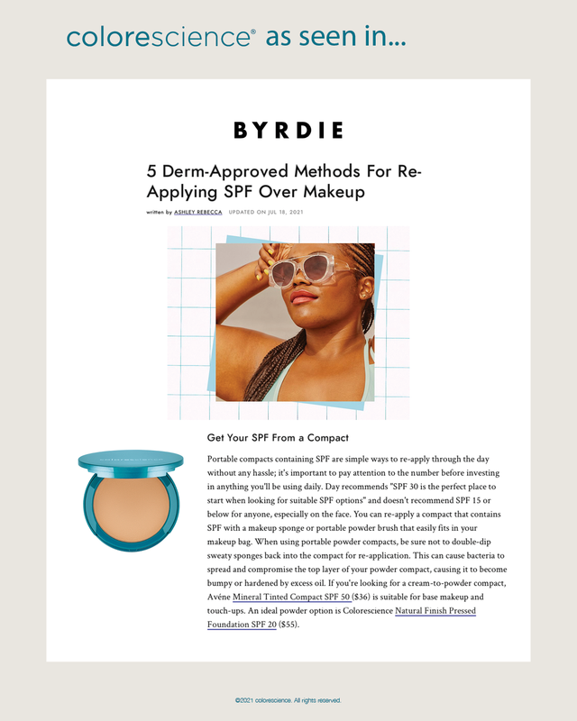 Derm-Approved Methods For Re-Applying SPF Over Makeup