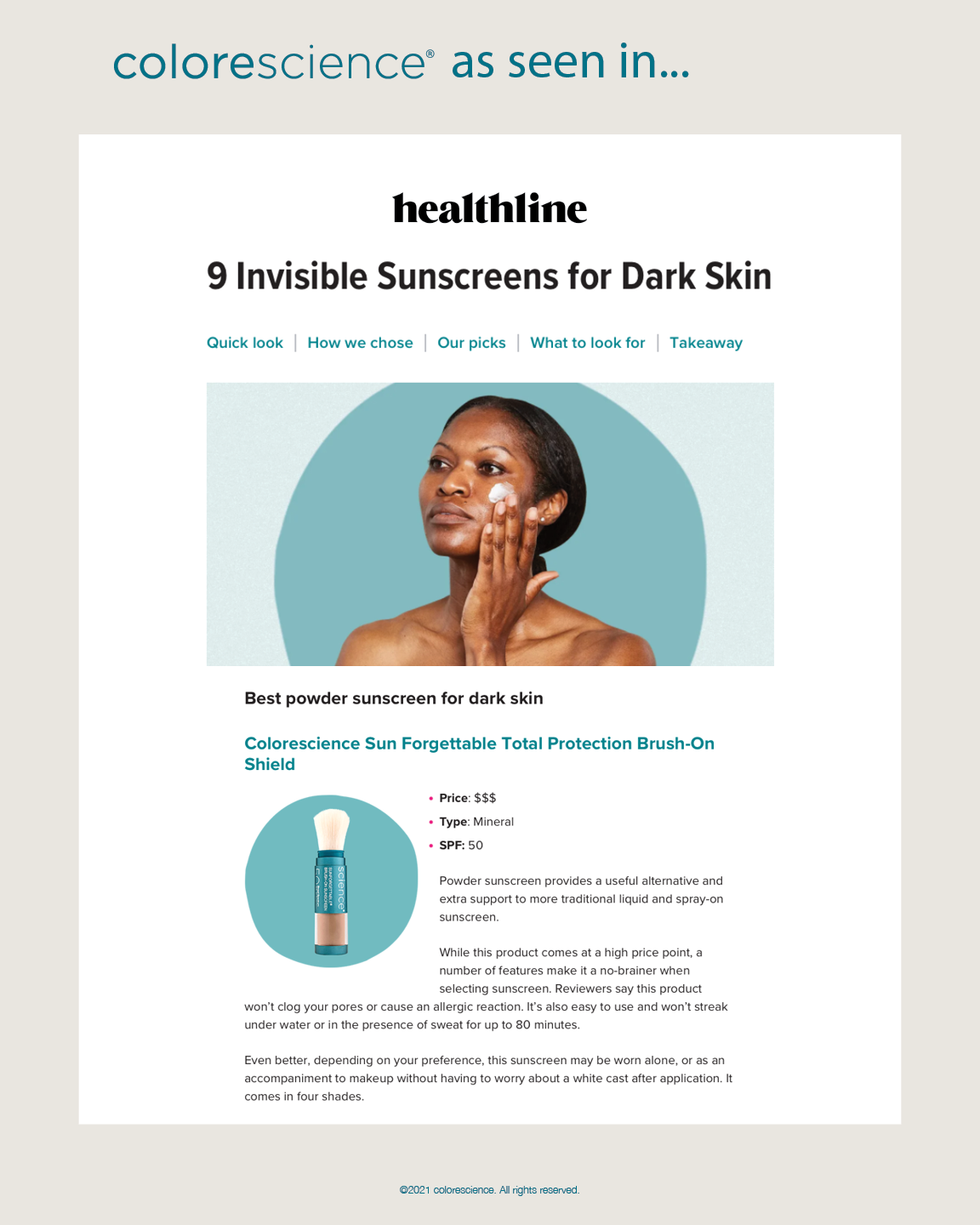 Best Sunscreen for Dark Skin – Colorescience