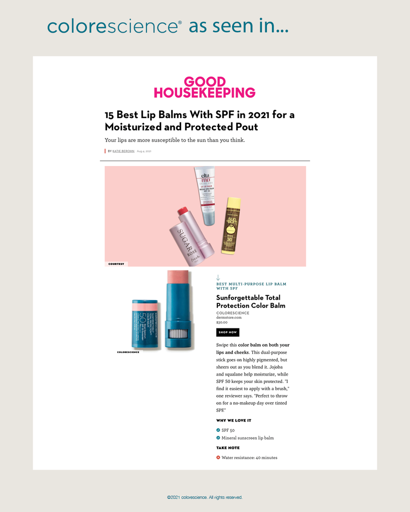 Best Lip Balms With SPF – Colorescience