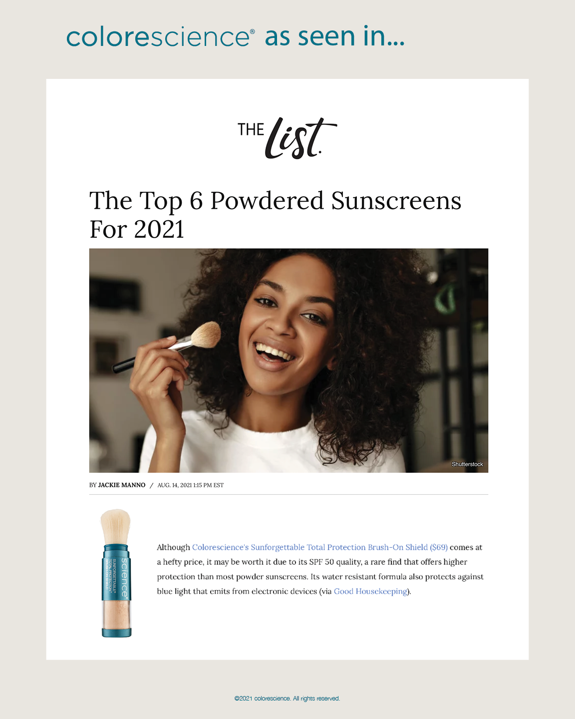 The Top Powdered Sunscreens For 2021