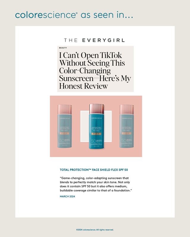 TikTok Color-Changing Sunscreen