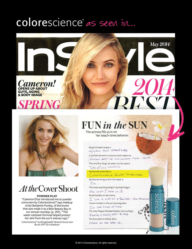 Cameron Diaz Loves Sunforgettable!