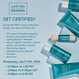Lasting Beauty Rewards Certification Course