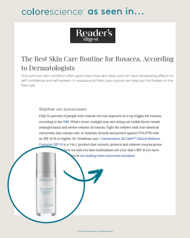 Fight redness with All Calm™