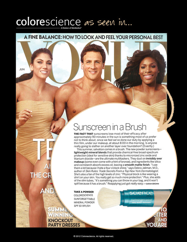 Sunscreen in a Brush!