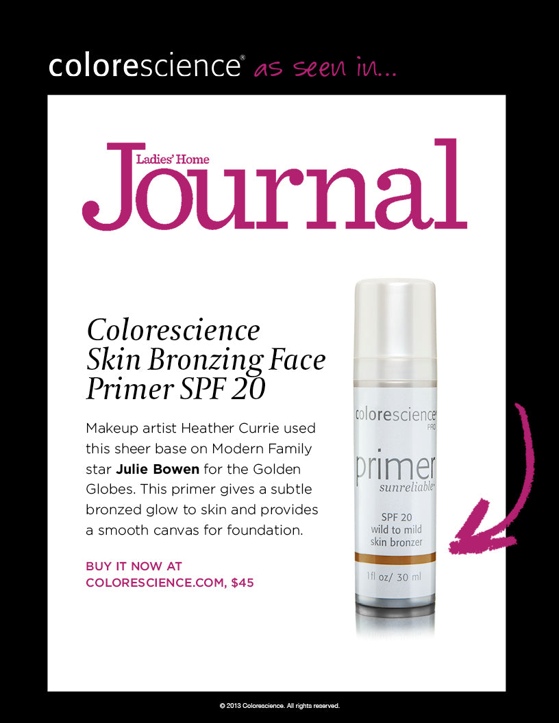 Skin Bronzing Face Primer on Julie Bowen