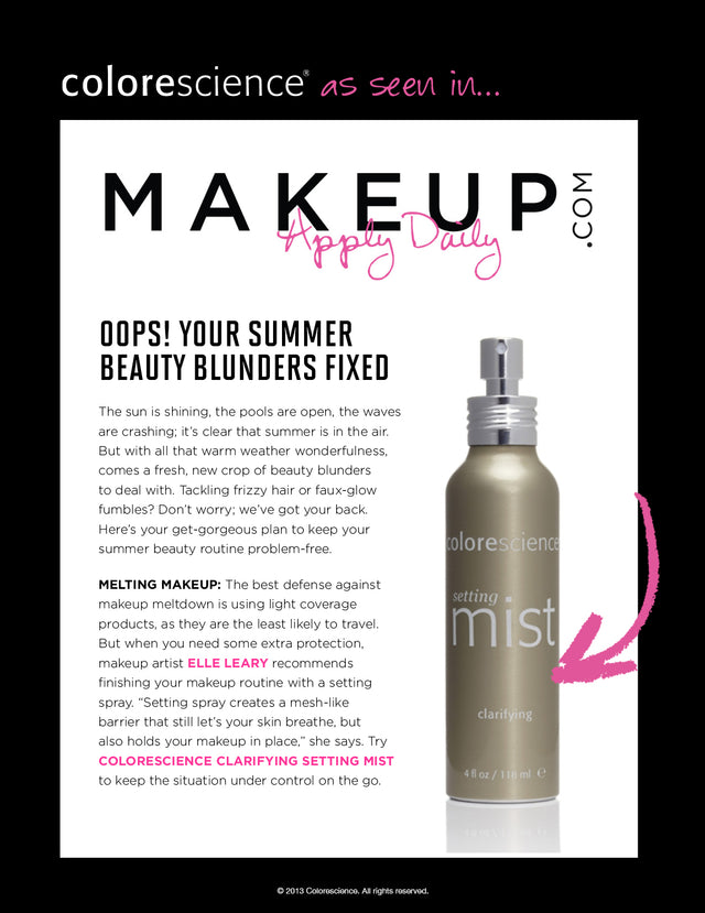 Oops! Your summer beauty blunders fixed