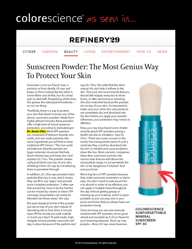 Sunscreen Powder:  The Most Genius Way To Protect Your Skin