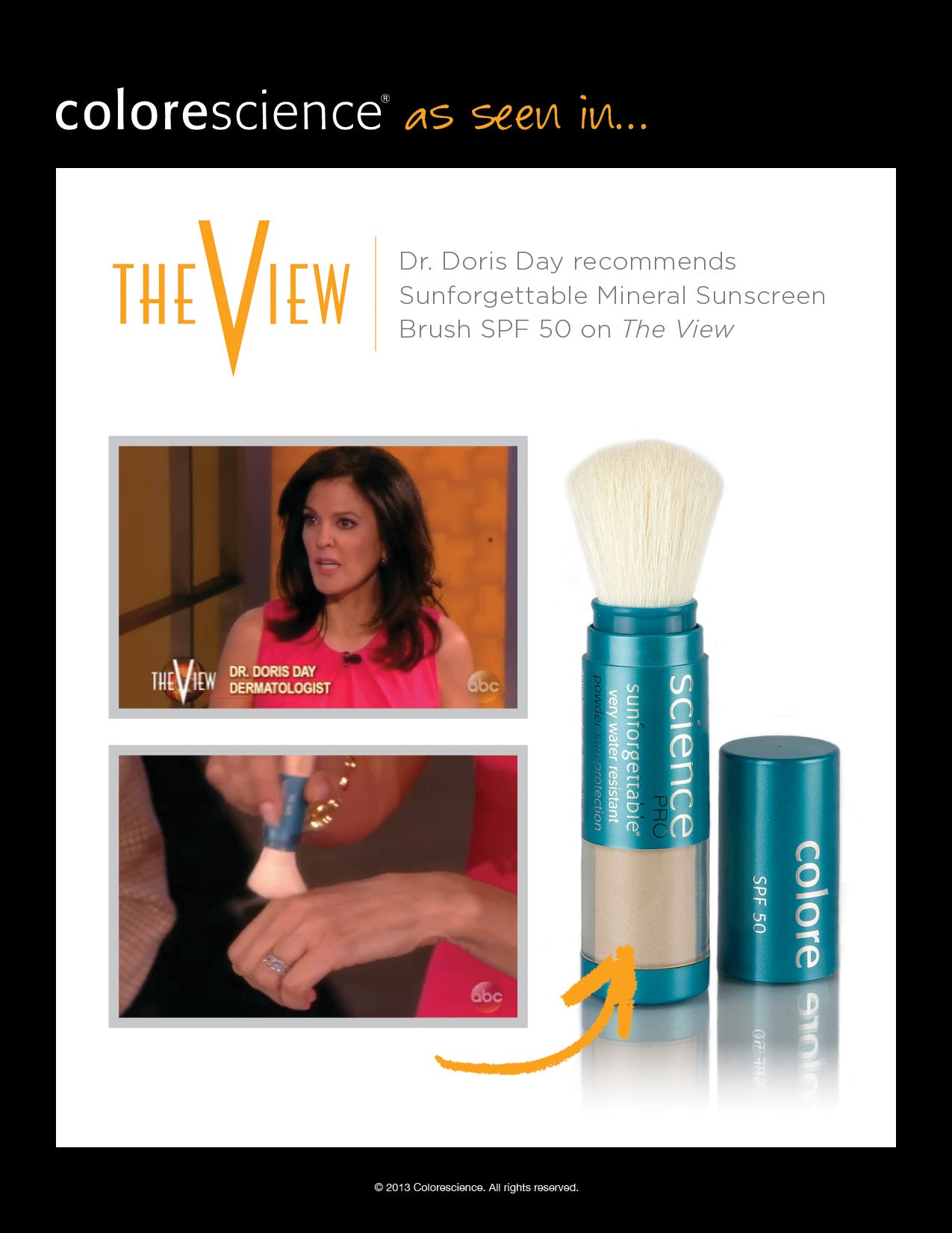 Dermatologist Dr. Doris Day on The View – Colorescience