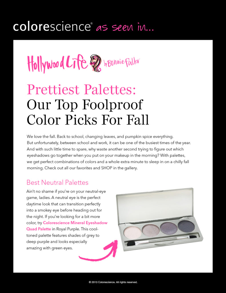 Prettiest Palettes for Fall – Colorescience