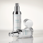 Collection of Colorescience skincare products on a light gray background
