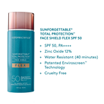 Sunforgettable® Total Protection™ Face Shield Flex SPF 50 information