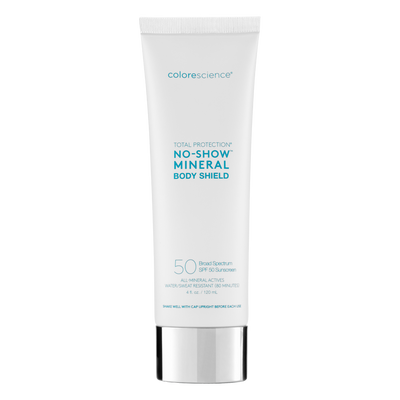 bottle of no show mineral body shield