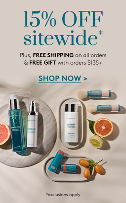 15% off sitewide* plus free shipping on all orders & free gift with orders $135+