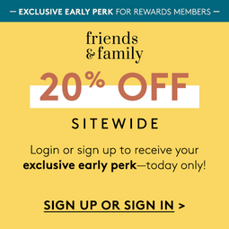 Friends & Family sale - 20% off sitewide
