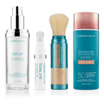 Winter Essentials Bundle: Pep Up Collagen Boost Face & Neck Serum, Total Eye 3in1 Renewal Therapy SPF 35, Sunforgettable Total Protection Brush-on Shield Glow SPF 50, Sunforgettable Total Protection Face Shield Flex SPF 50 || all