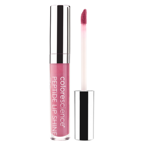 Peptide Lip Shine SPF 30 pink bottle || pink
