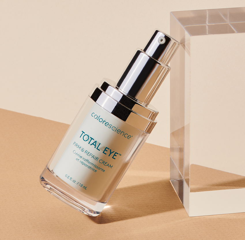 peptides + caffeine to firm and brighten
Total Eye® Firm & Repair Cream