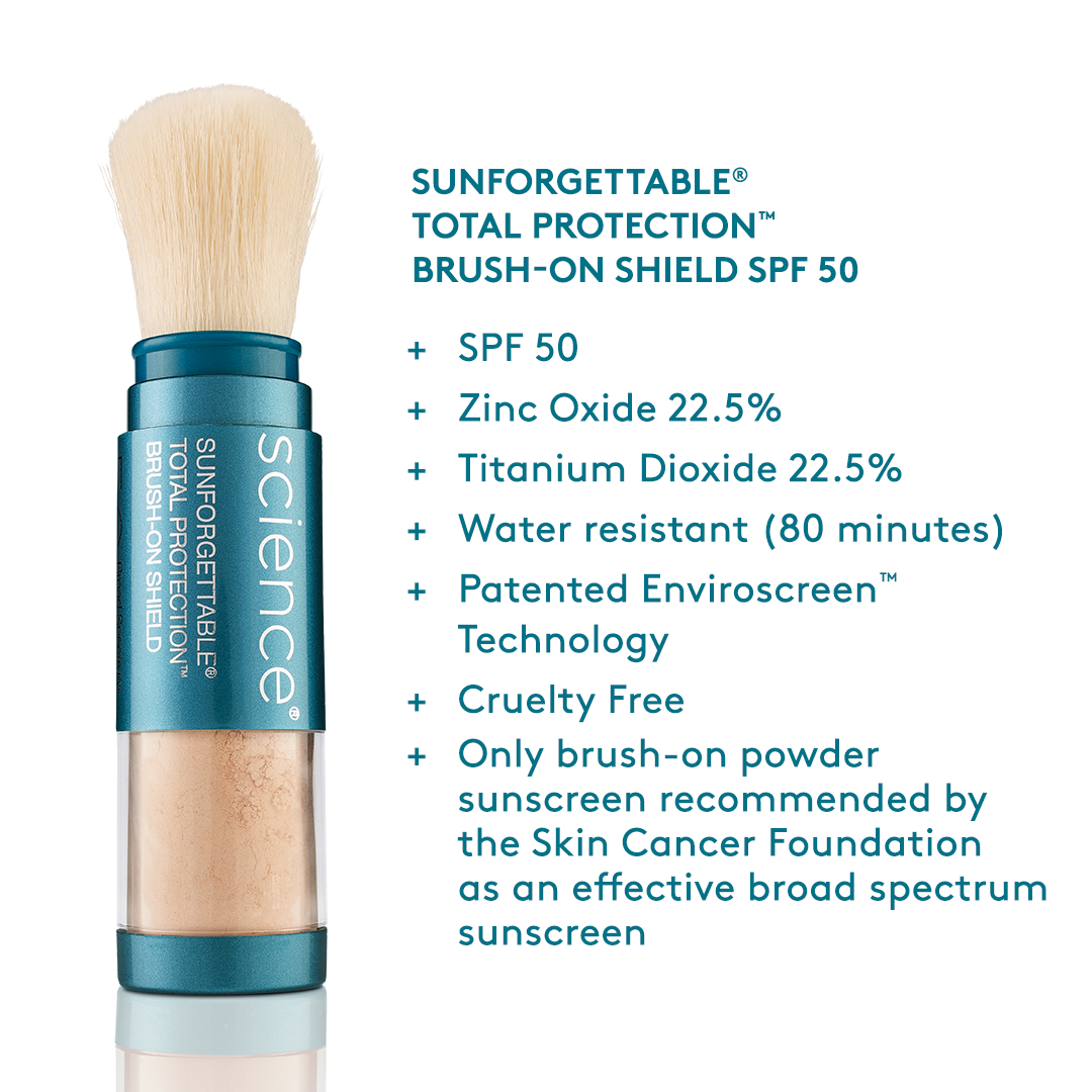 Sunforgettable® Total Protection™ Brush-On Shield SPF 50 product info|| all