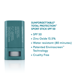Sunforgettable® Total Protection™ Sport Stick SPF 50 SPF info