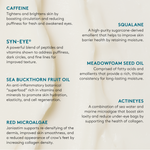 List of ingredients and benefits of Total Eye® Firm & Repair Cream