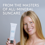 Video of model applying no show mineral body shield