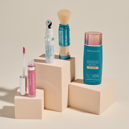 Suzetty's Favorites: Total Eye 3in1 Renewal Therapy, Sunforgettable Total Protection Brush-on Shield SPF 50, Lip Shine SPF 35, Sunforgettable Total Protection Face Shield Flex SPF 50