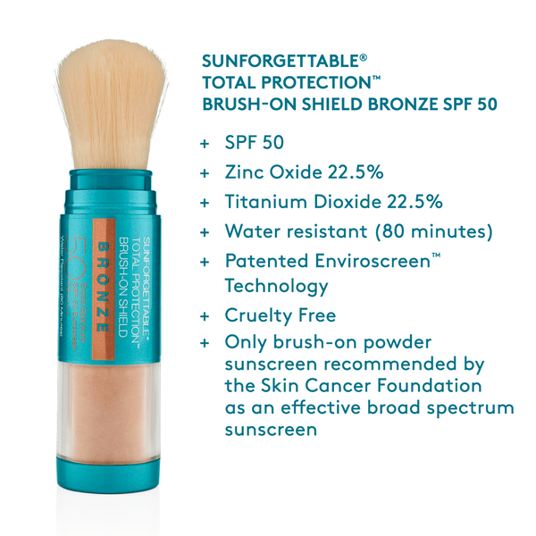 Sunforgettable® Total Protection™ Brush-On Shield Bronze SPF 50 info