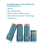 Sunforgettable® Total Protection™ Color Balms SPF 50 SPF info || all