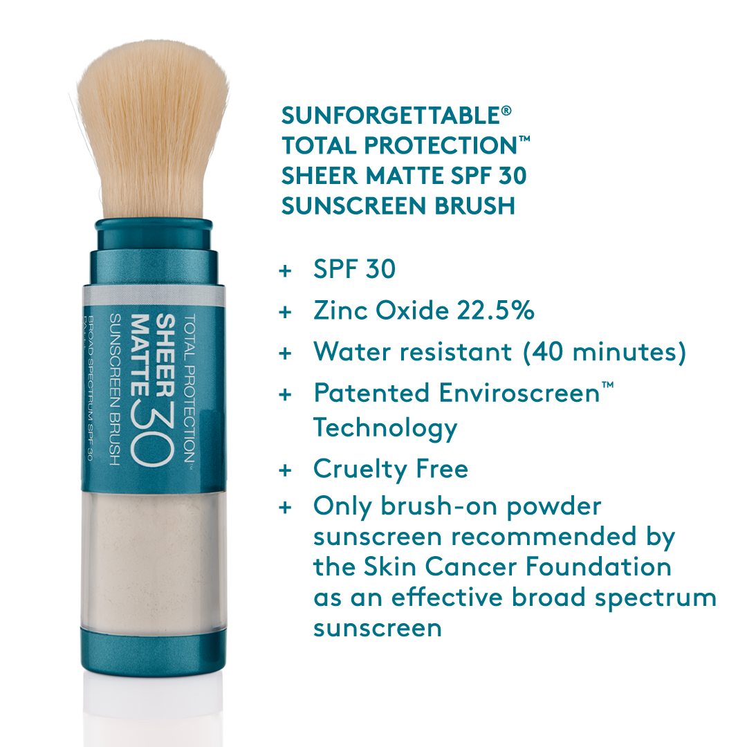 Sunforgettable® Total Protection™ Sheer Matte SPF 30 Sunscreen Brush info || all