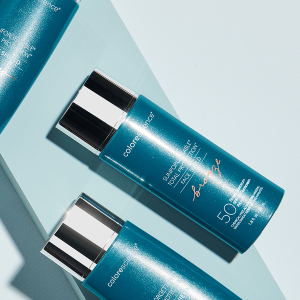 bottles of Sunforgettable® Total Protection™ Face Shield Bronze SPF 50